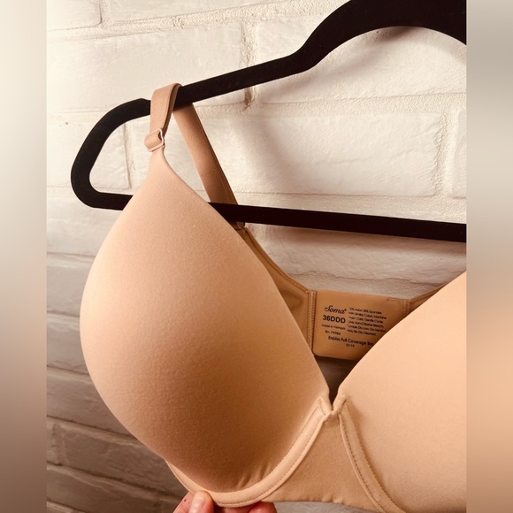 NWT Soma Enbliss Nude Lined Underwire Tshirt Bra 36DDD Soft Tan  #0533 - Picture 3 of 13